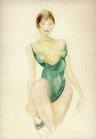 Drawing of a Female Figure